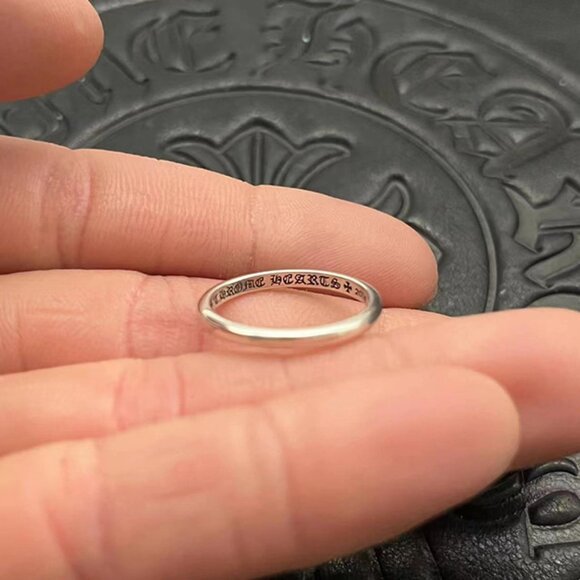 Chrome Hearts Vintage Cross Flower Ring - Picture 1 of 7